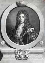 James Douglas, 2. książę Queensberry, grawerowane przez Louisa du Guernier II